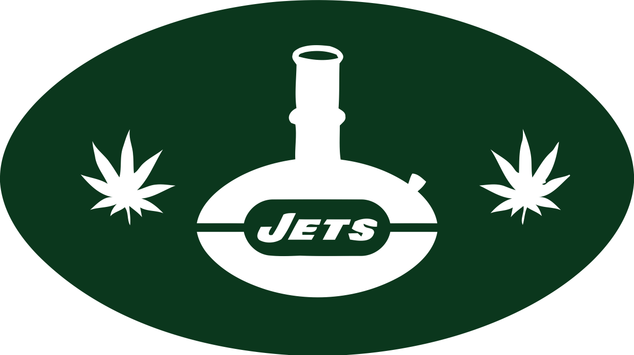 New York Jets Smoking Weed Logo iron on transfers